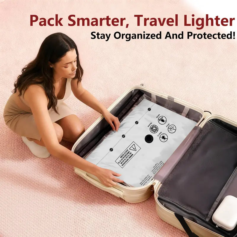 15-Piece Vacuum Storage Bag Set with USB Pump