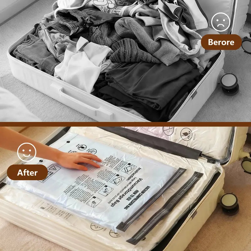 15-Piece Vacuum Storage Bag Set with USB Pump