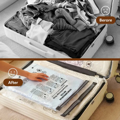 15-Piece Vacuum Storage Bag Set with USB Pump